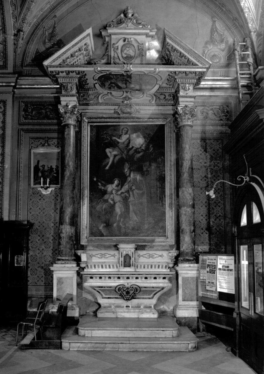 altare, insieme - bottega ligure (inizio sec. XVII)