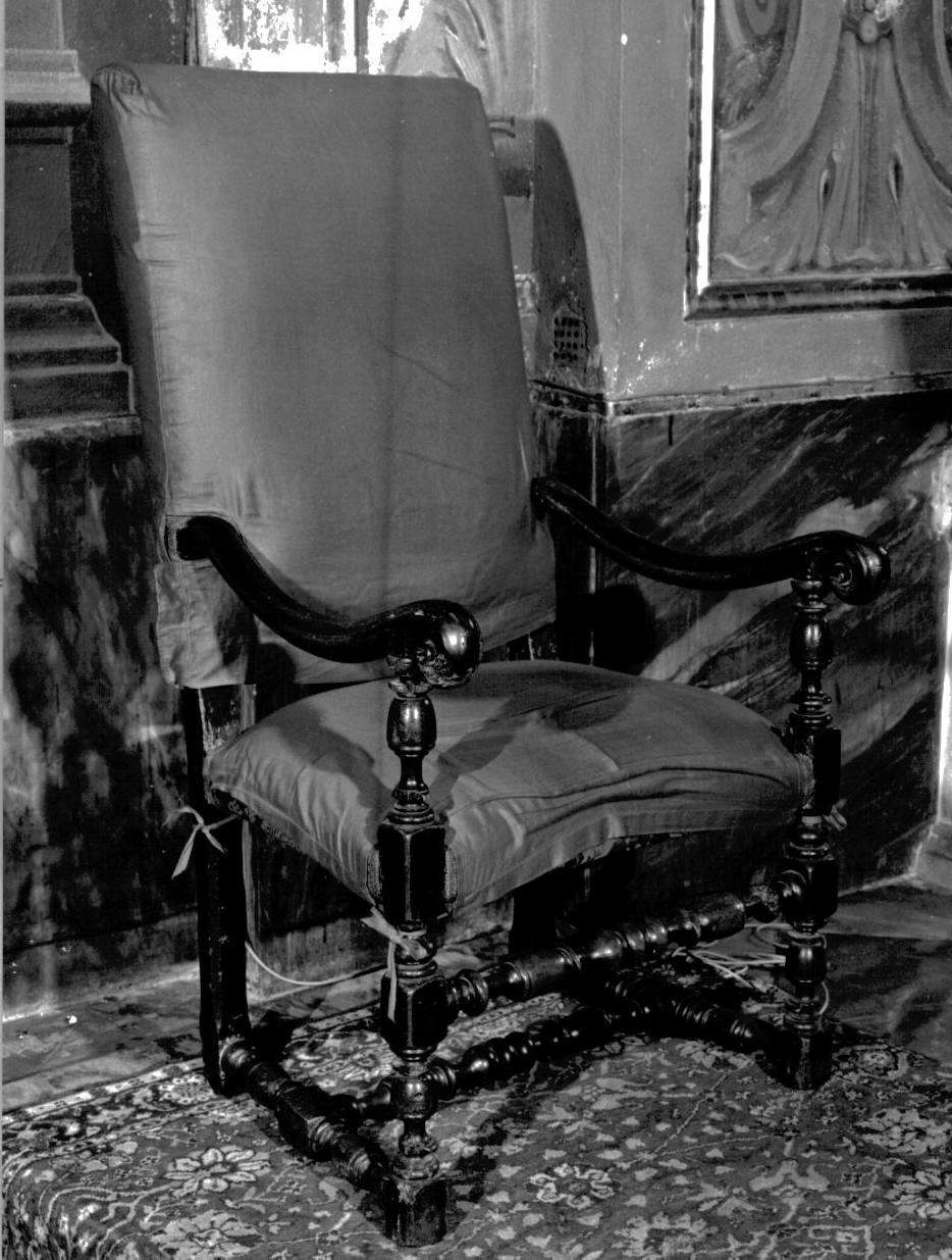 seggiolone, opera isolata - bottega ligure (seconda metà sec. XVII)