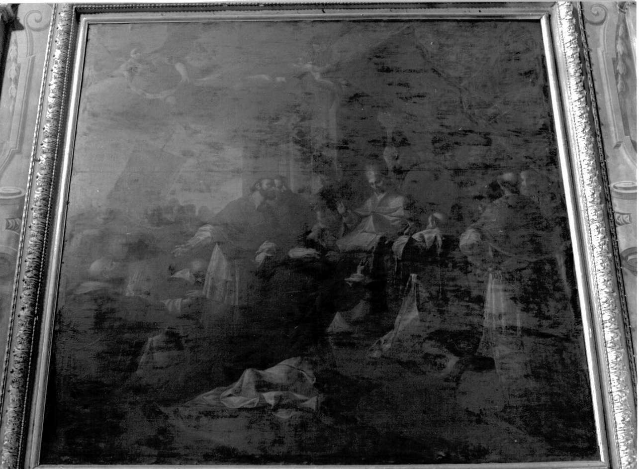 approvazione dell'ordine domenicano (dipinto, opera isolata) di Ratti Carlo Giuseppe (terzo quarto sec. XVIII)