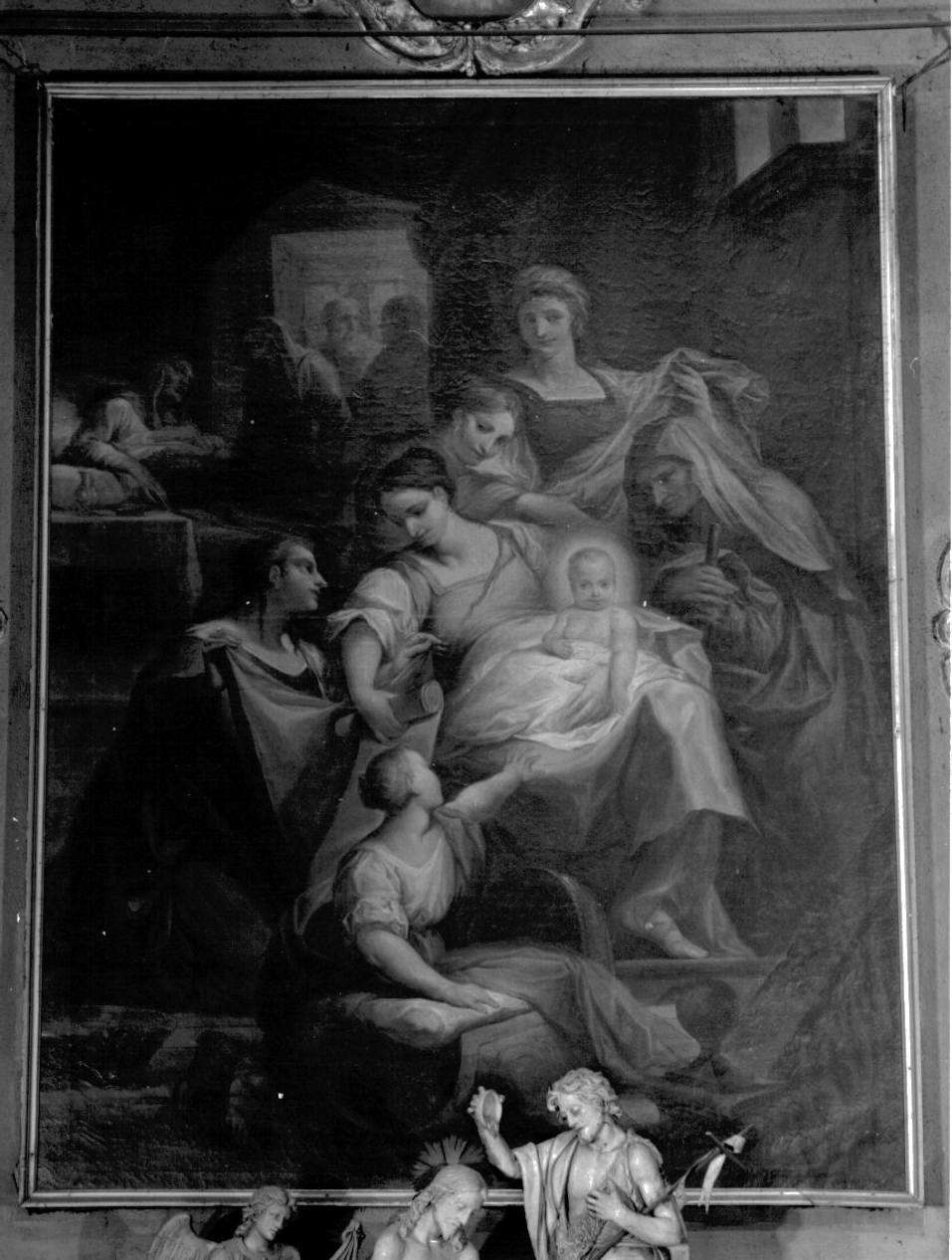 nascita di Maria Vergine (dipinto, opera isolata) di Ratti Carlo Giuseppe (sec. XVIII)