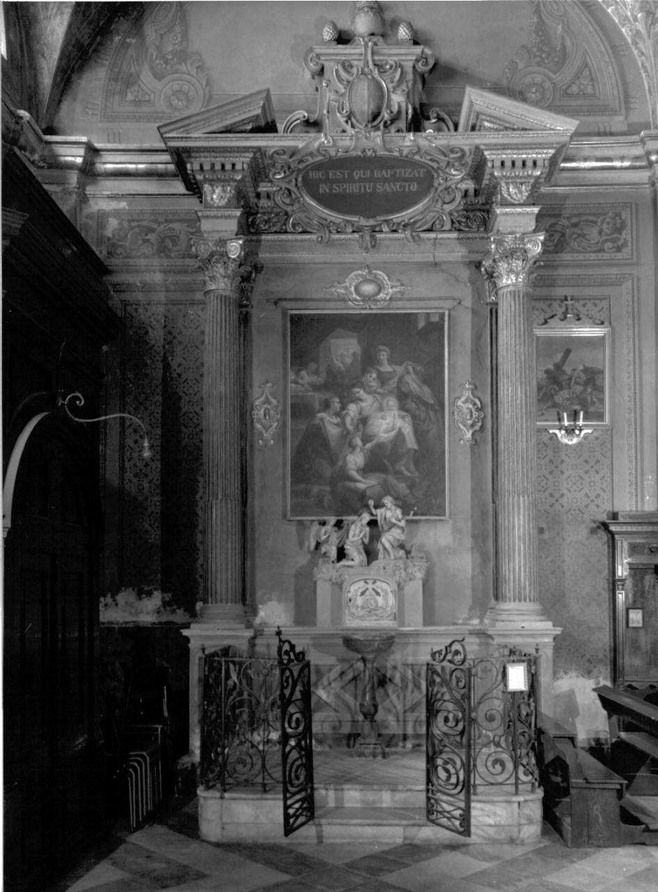 altare, insieme - bottega ligure (inizio sec. XVII)