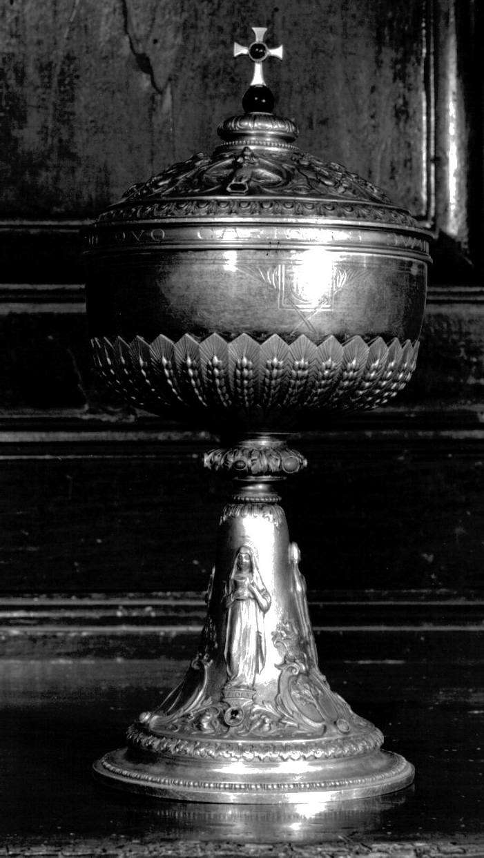 pisside, opera isolata - bottega ligure (sec. XX)