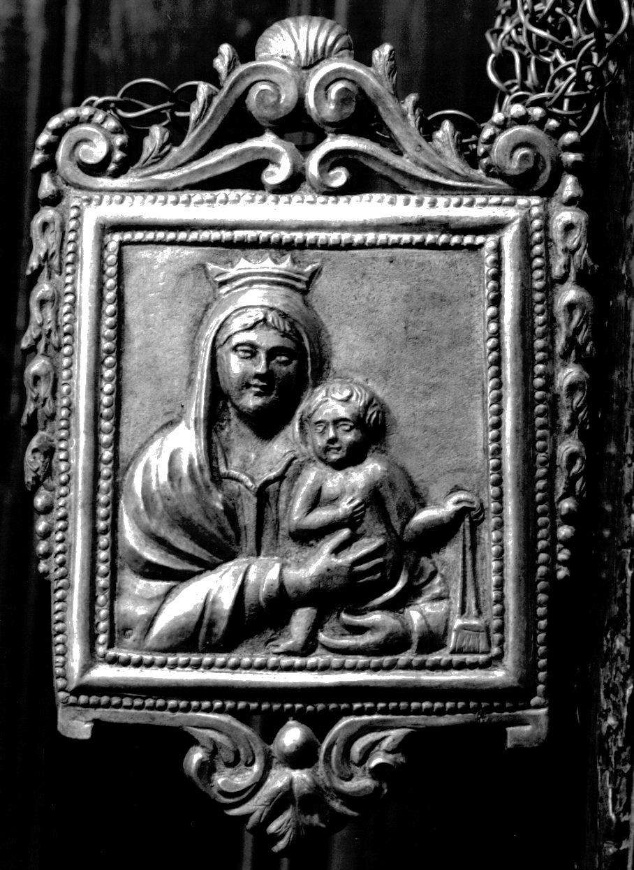 Madonna con Bambino (scapolare, opera isolata) - bottega ligure (metà sec. XIX)
