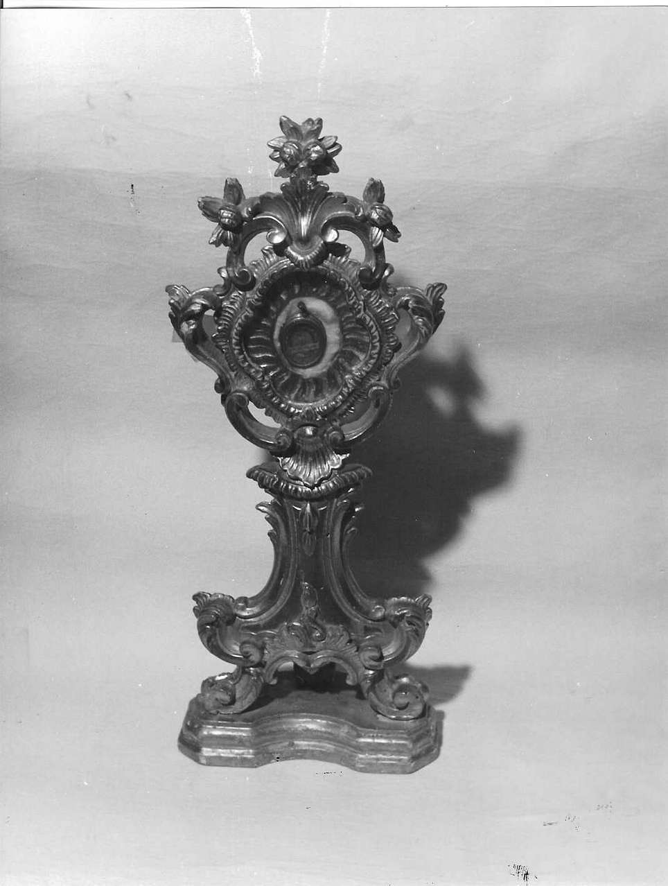 reliquiario - a castone, su supporto, opera isolata - bottega ligure (sec. XVIII)