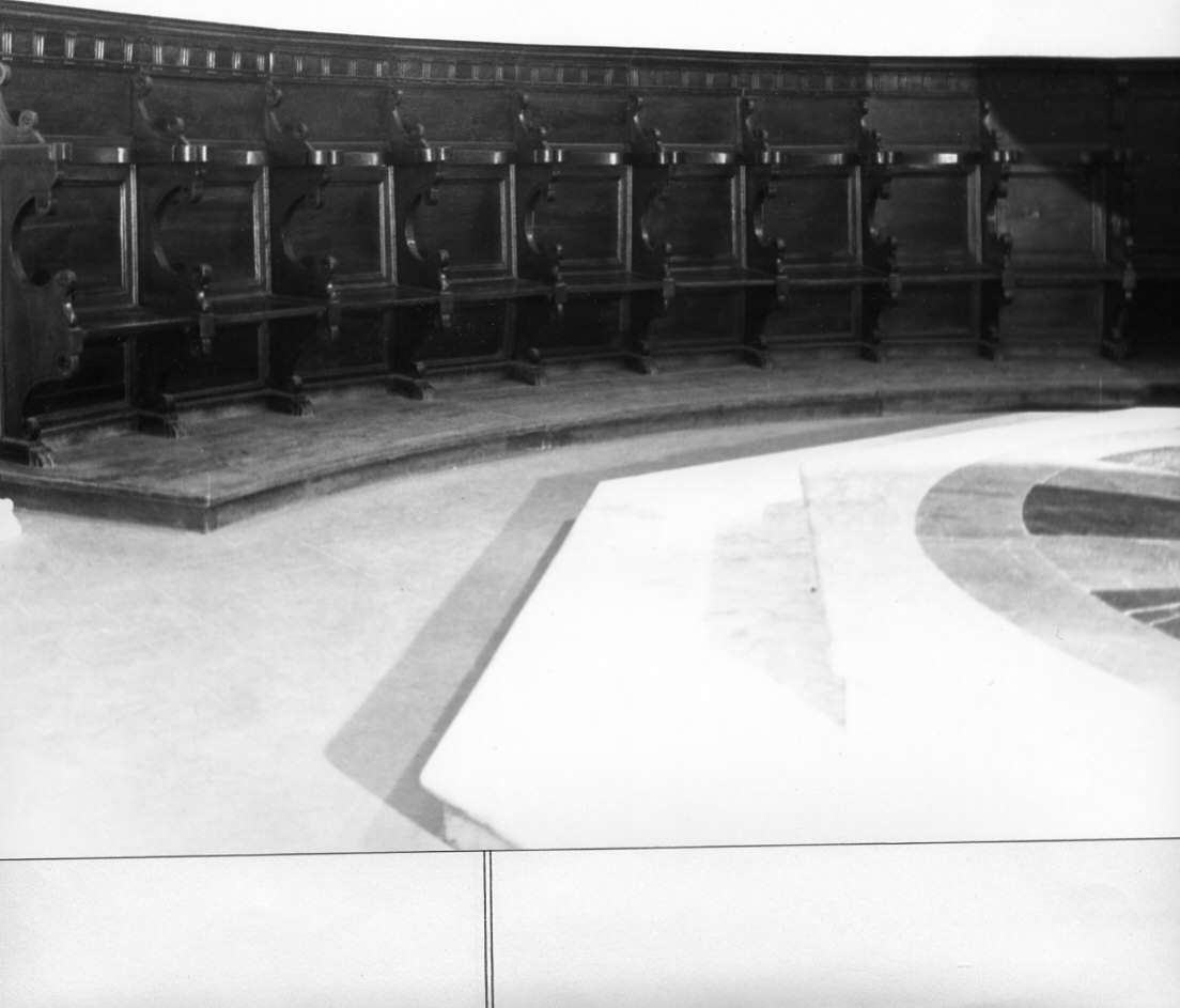 stalli del coro, insieme - bottega ligure (sec. XVII)