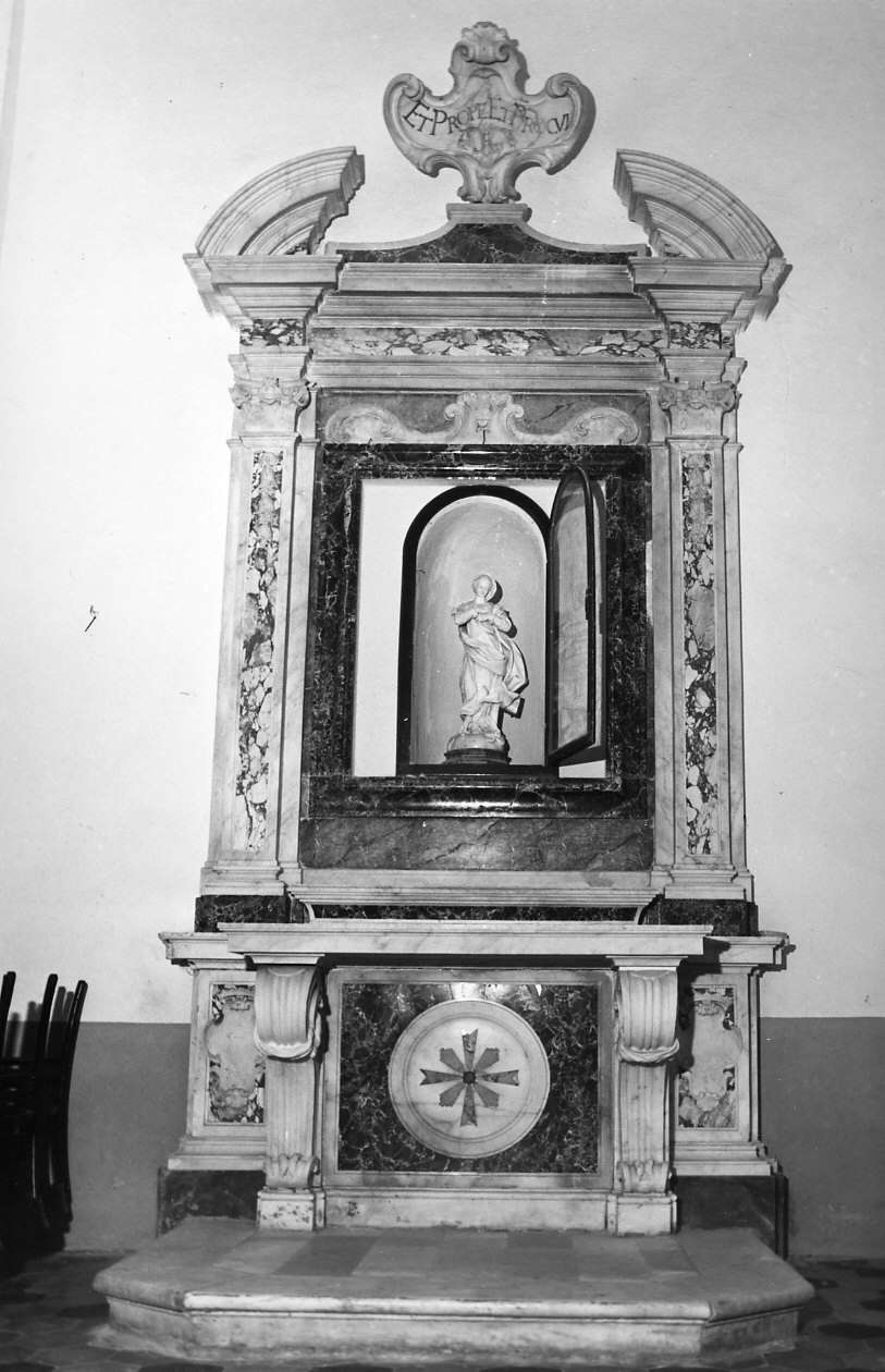 motivi decorativi architettonici (altare, opera isolata) - ambito italiano (sec. XVIII)