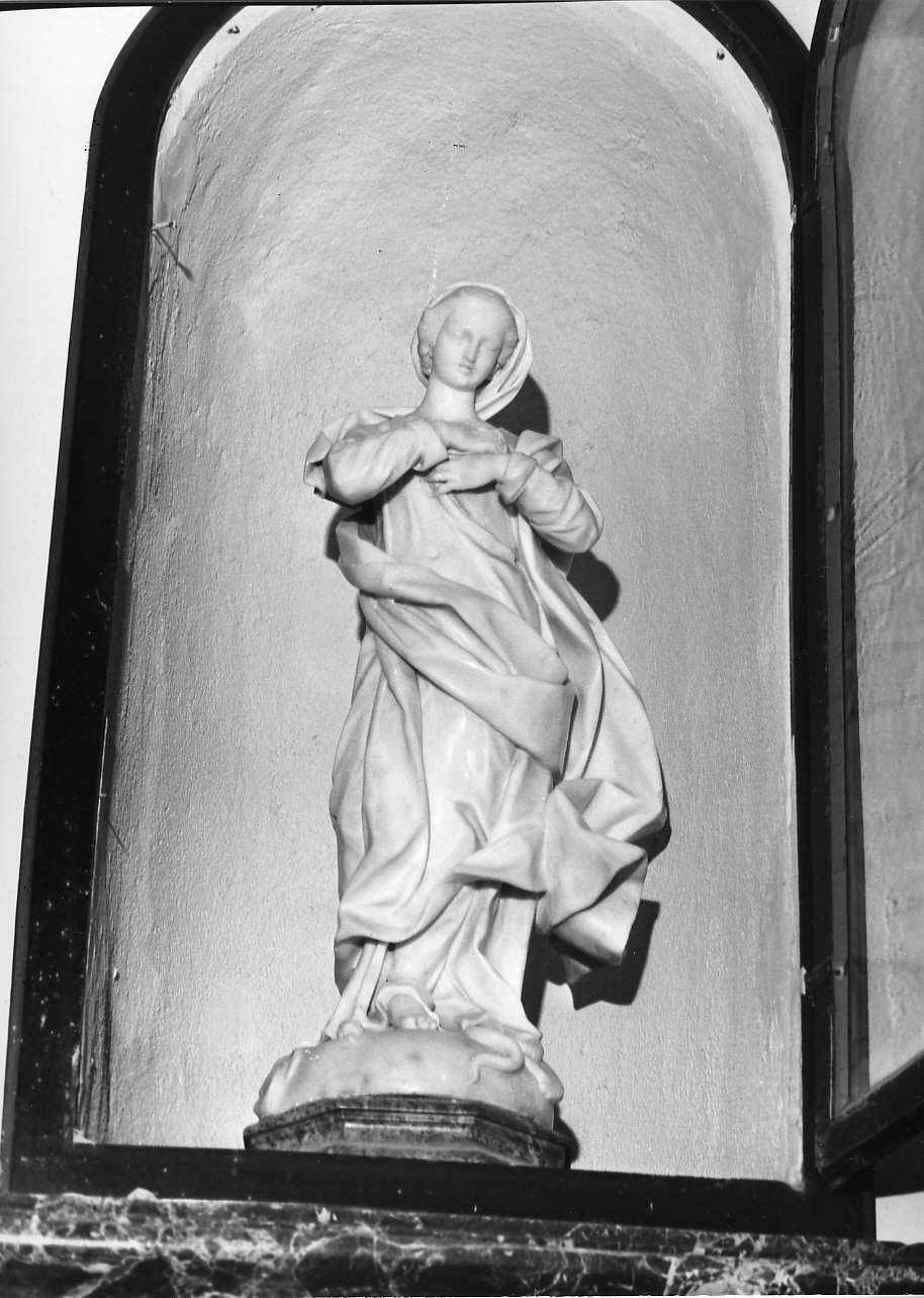 Madonna Immacolata (statua, elemento d'insieme) - ambito italiano (sec. XVIII)