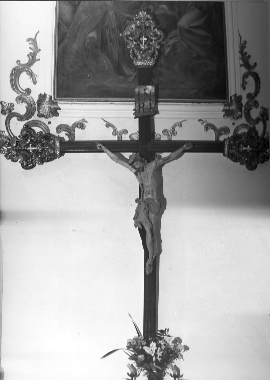 croce processionale, opera isolata - ambito italiano (sec. XIX)