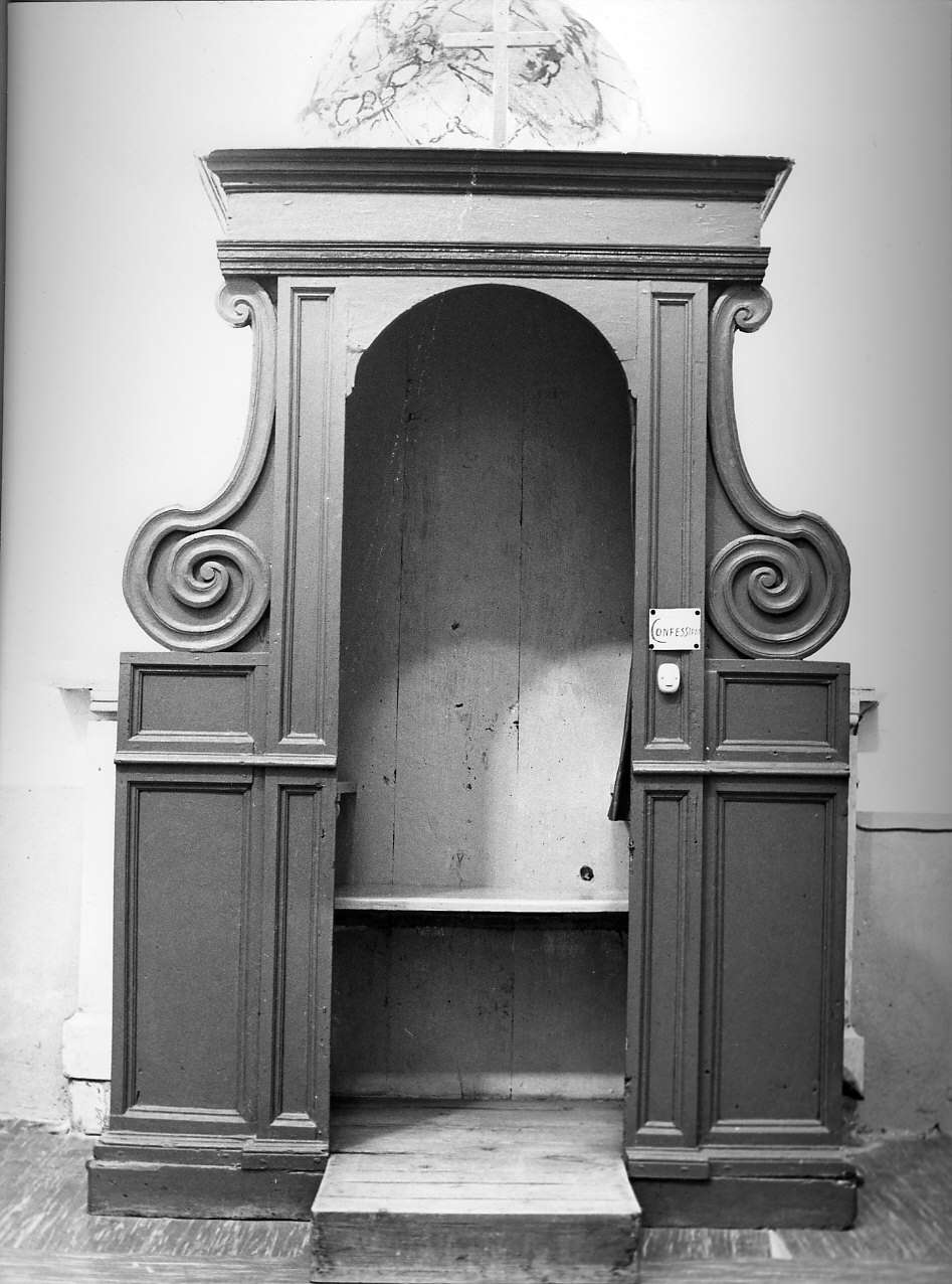 motivi decorativi architettonici (confessionale, opera isolata) - bottega ligure (sec. XIX)