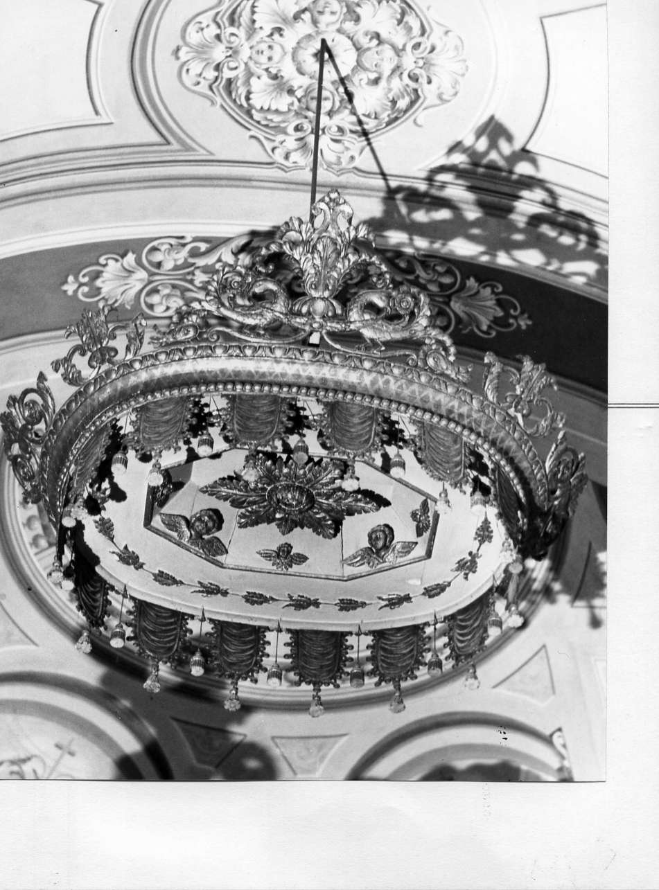 baldacchino, opera isolata - bottega ligure (sec. XIX)