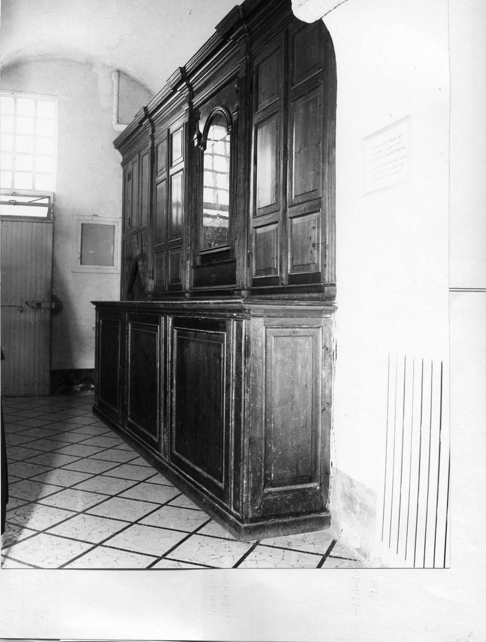 armadio - a muro, opera isolata - bottega ligure (sec. XIX)