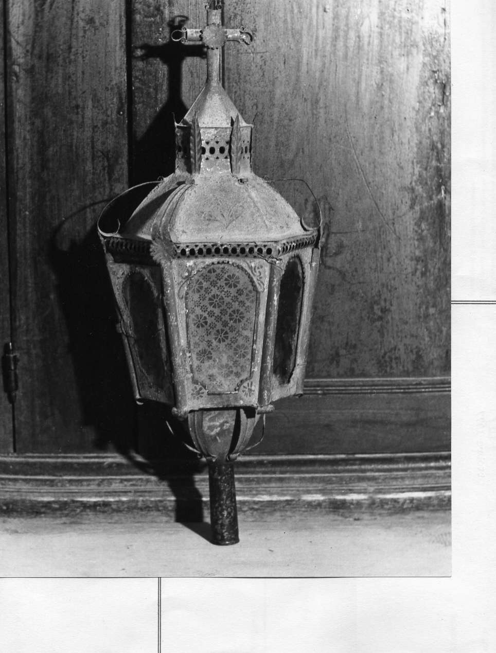 lanterna processionale, coppia - bottega ligure (sec. XIX)