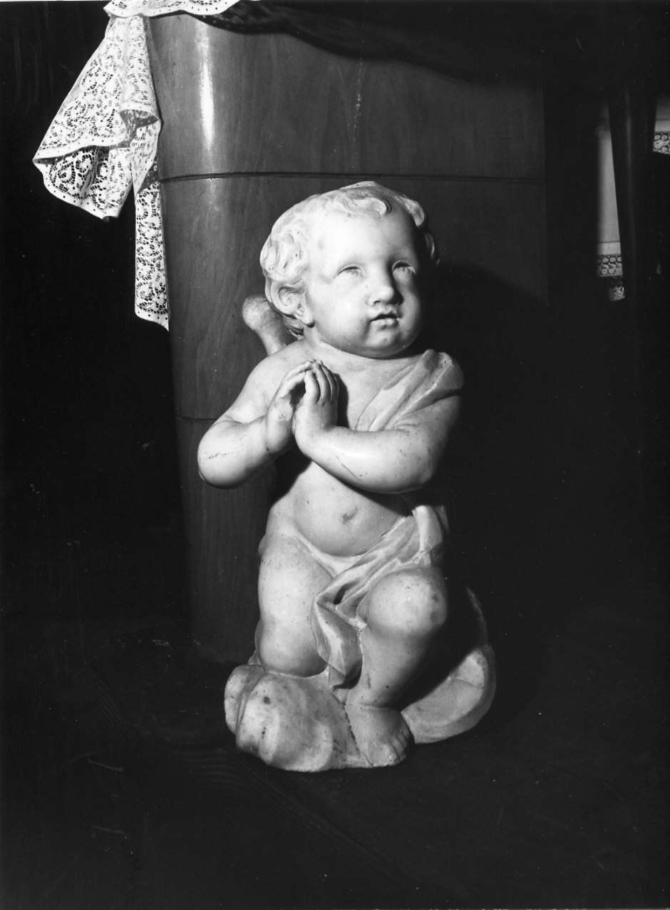 putto (scultura, elemento d'insieme) - bottega genovese (sec. XVIII)