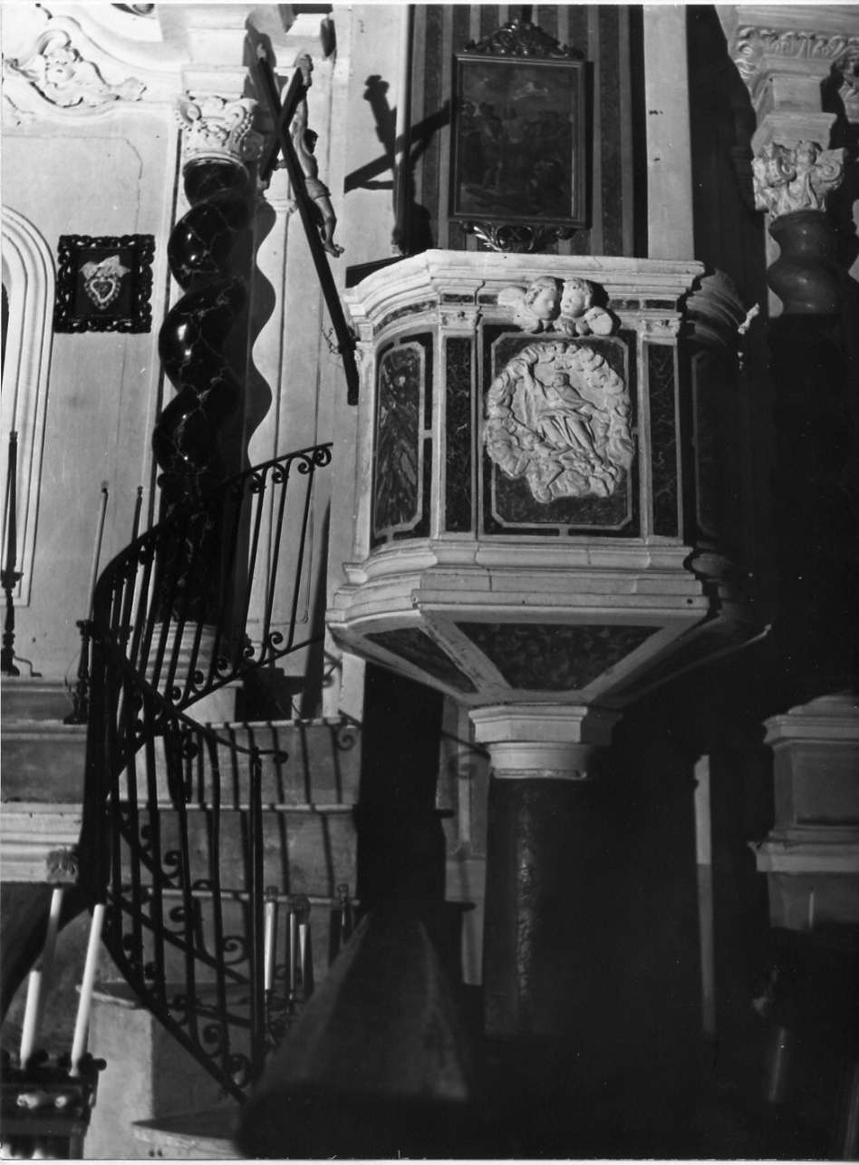 pulpito, opera isolata - bottega italiana (secc. XVIII/ XIX)