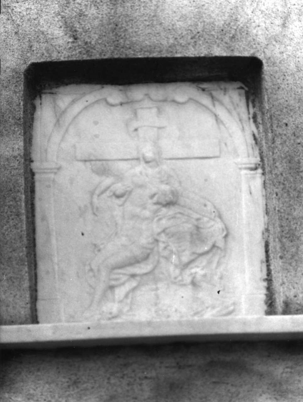 deposizione di Cristo dalla croce (rilievo, opera isolata) - bottega italiana (sec. XVII)