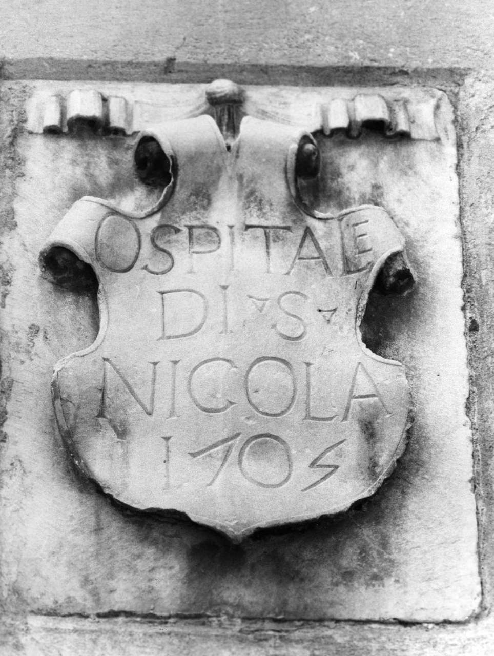 insegna, opera isolata - bottega italiana (inizio sec. XVIII)