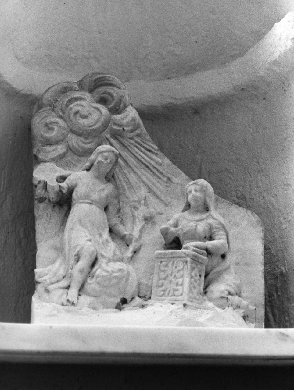 Annunciazione (rilievo, opera isolata) - bottega italiana (secc. XVII/ XVIII)