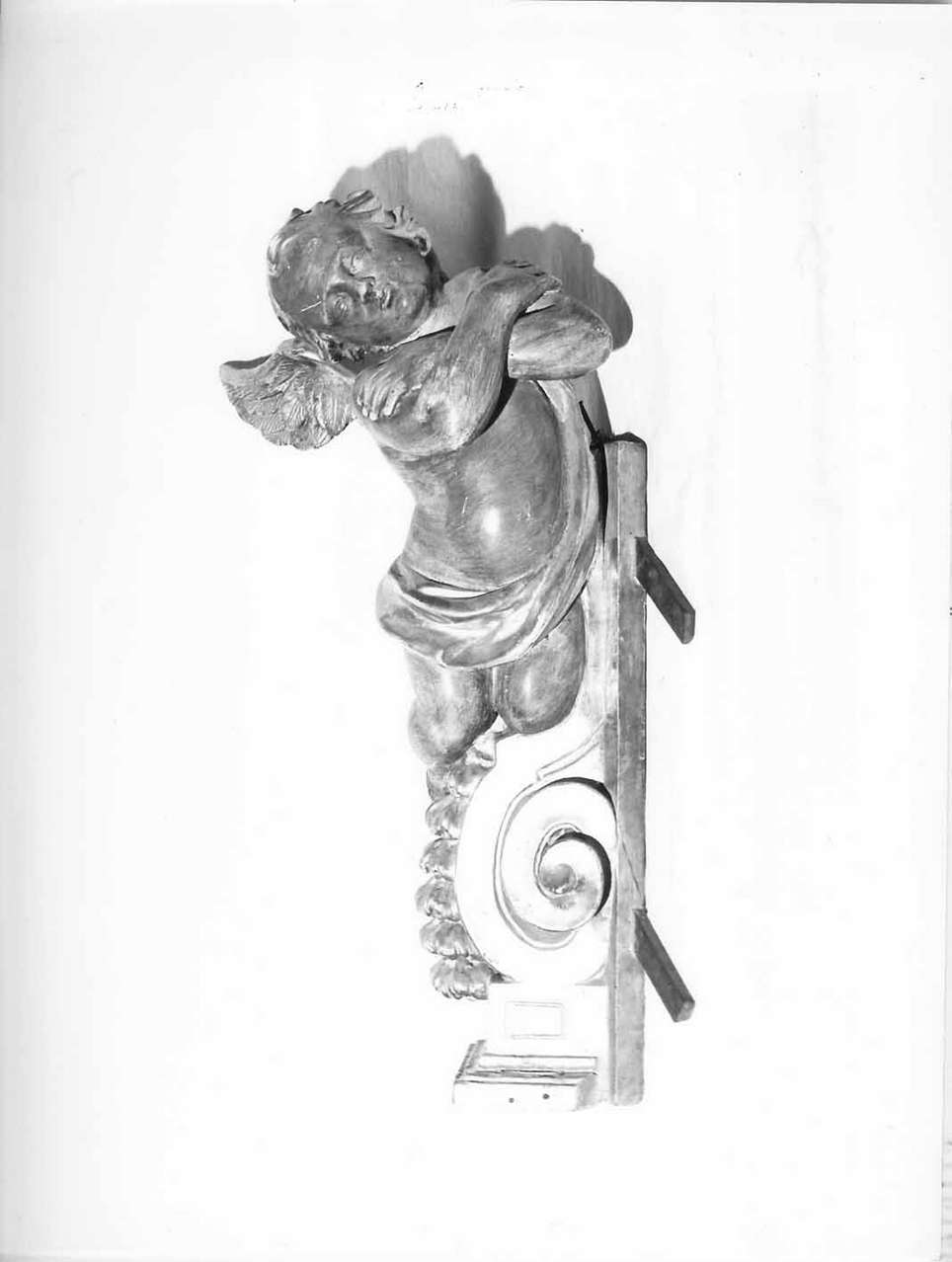cherubino (decorazione plastica, pendant) - manifattura ligure (sec. XIX)