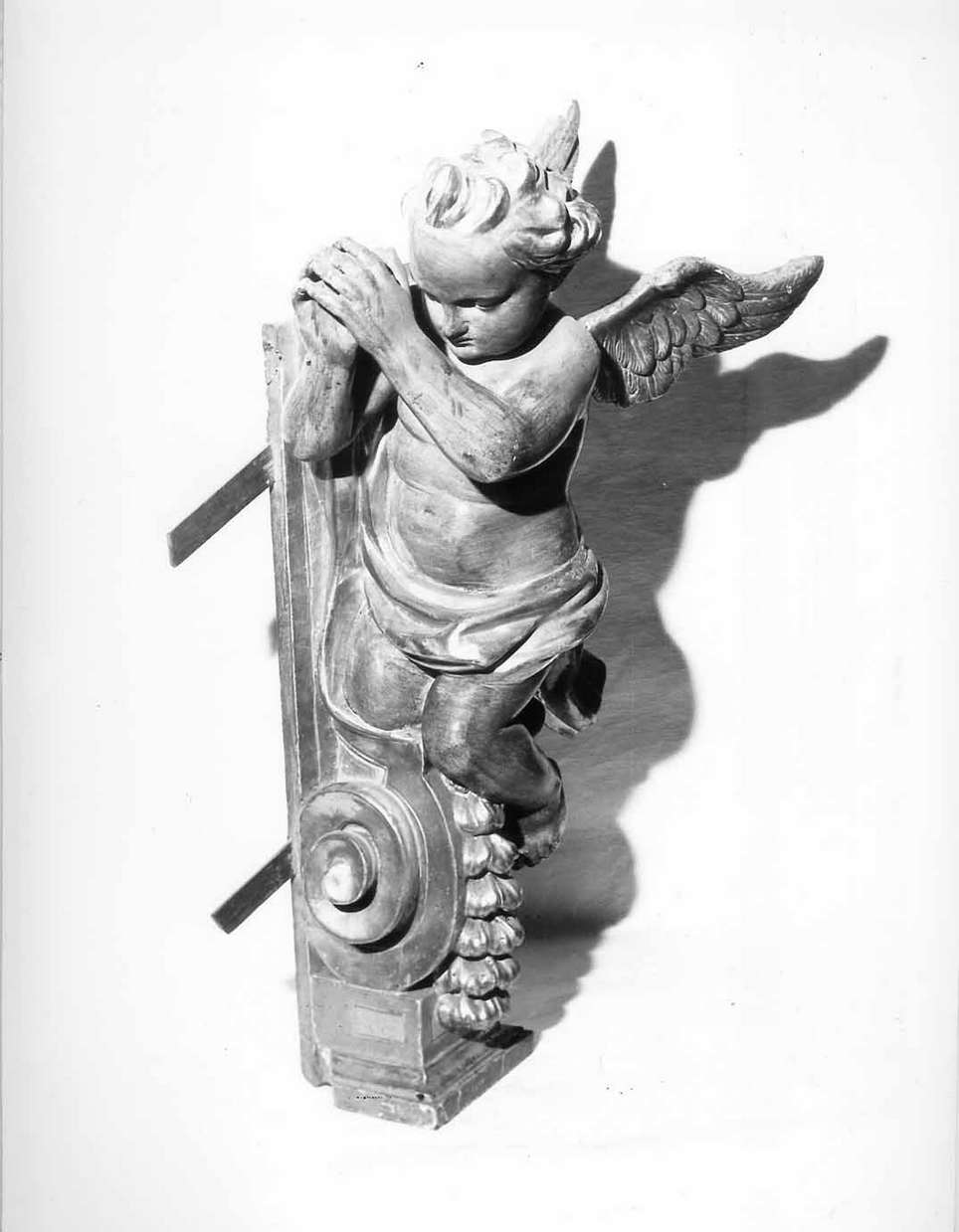 cherubino (decorazione plastica, pendant) - manifattura ligure (sec. XIX)