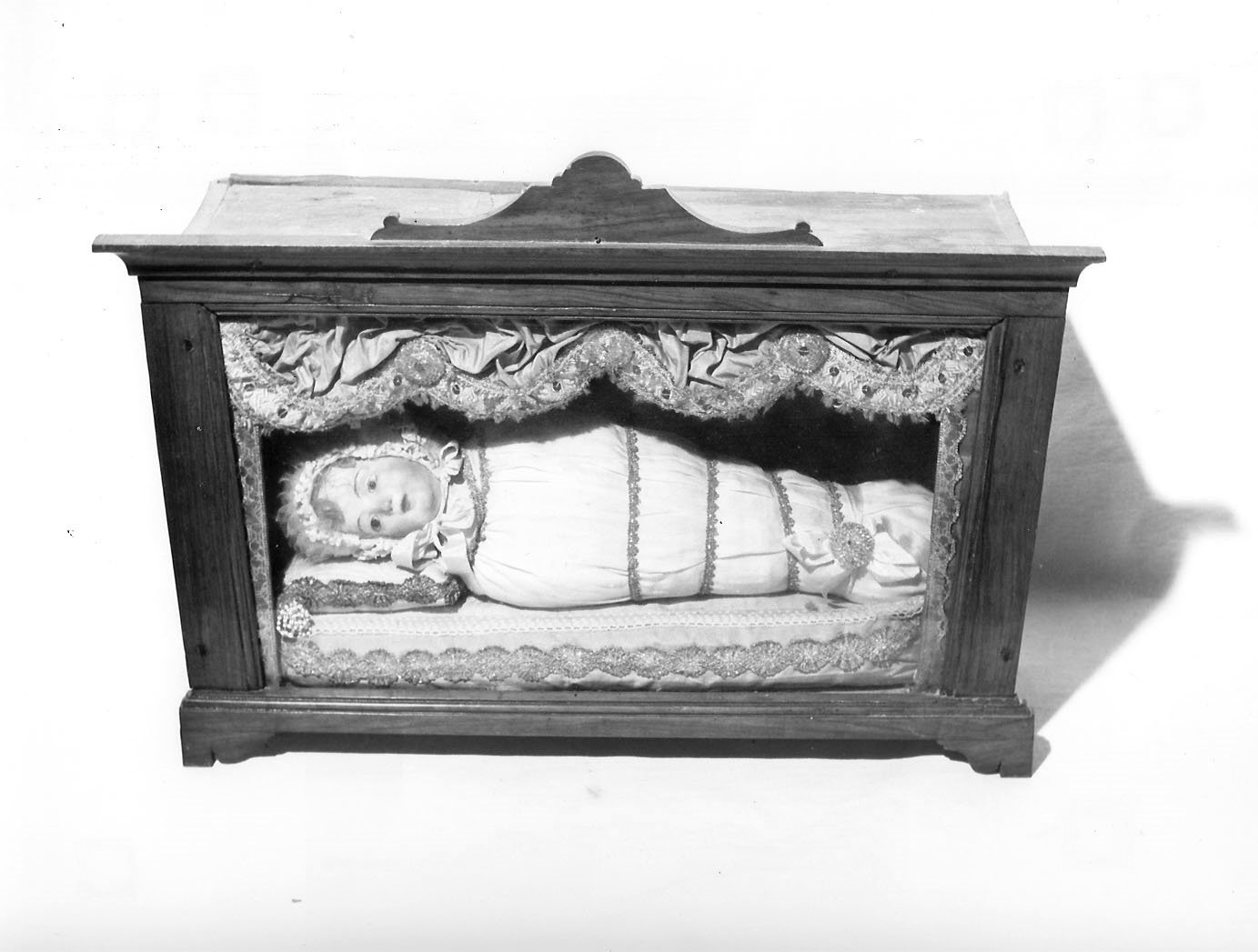 Maria Vergine bambina (teca, opera isolata) - manifattura ligure (metà sec. XIX)