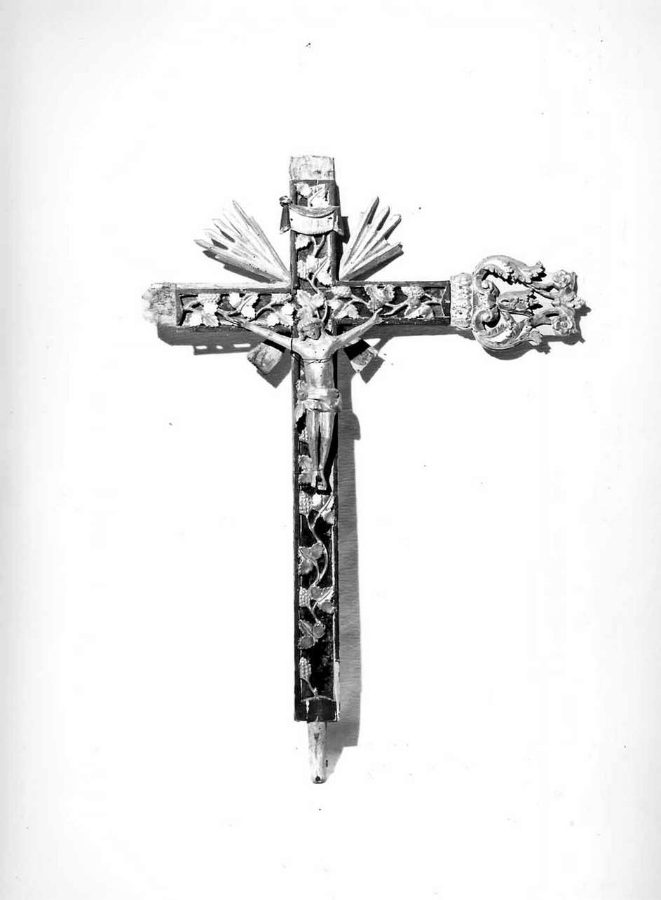 Cristo crocifisso (crocifisso, opera isolata) - manifattura ligure (secc. XVII/ XVIII)