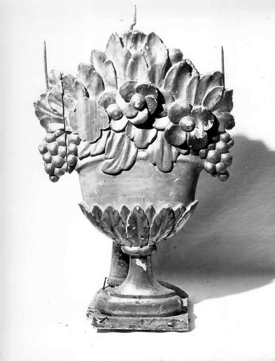 lumiera, frammento - manifattura ligure (inizio sec. XIX)