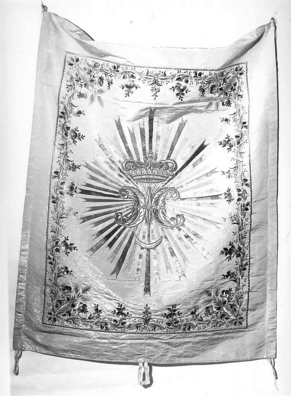 motivi decorativi floreali (cortina, opera isolata) - manifattura ligure (sec. XIX)