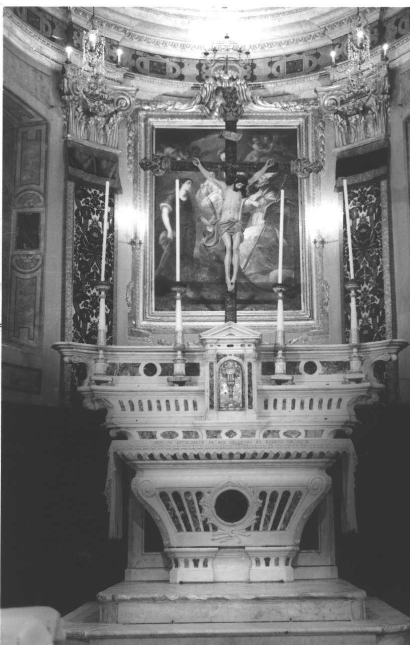 motivi decorativi vegetali (altare maggiore, opera isolata) - bottega ligure (sec. XVIII)