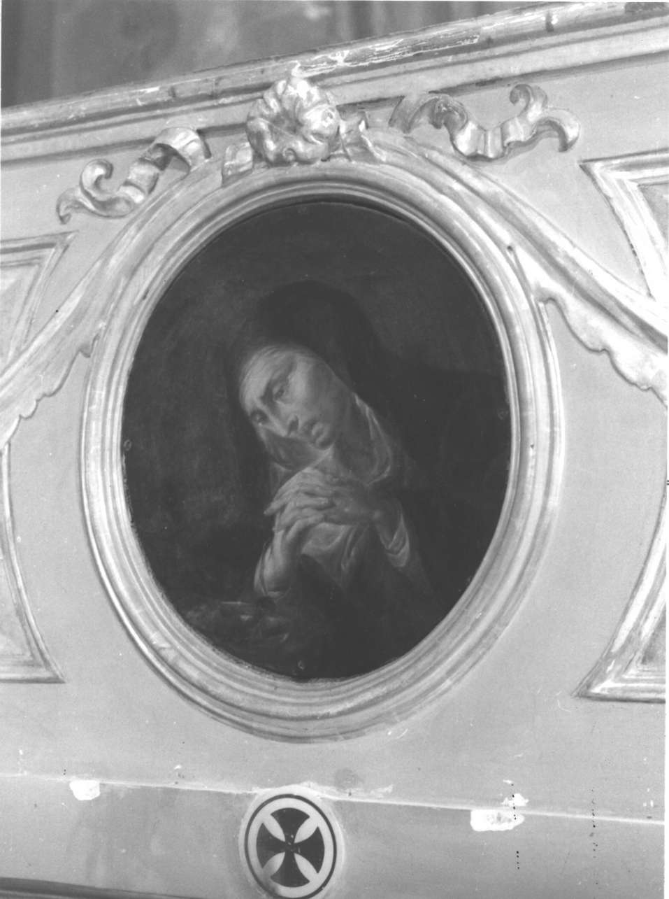 Madonna Addolorata (dipinto, opera isolata) - bottega italiana (sec. XVIII)