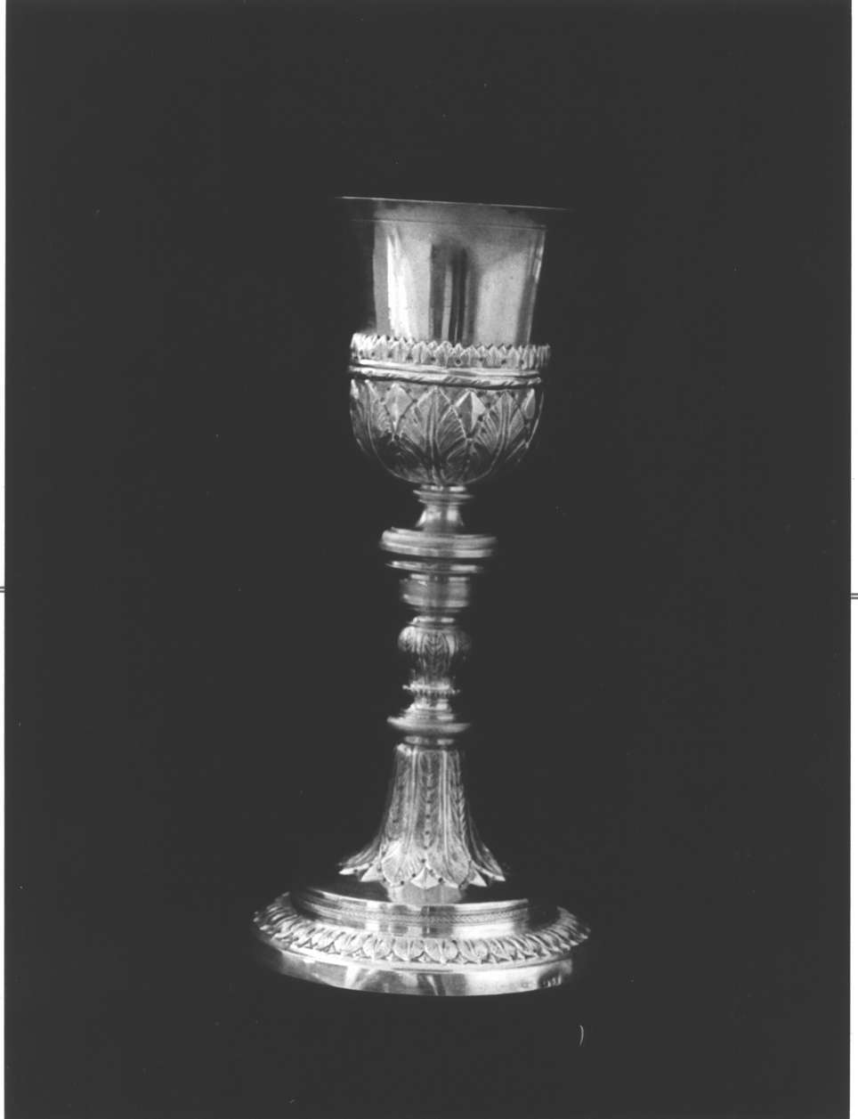 motivi decorativi vegetali (calice, opera isolata) - bottega ligure (sec. XX)