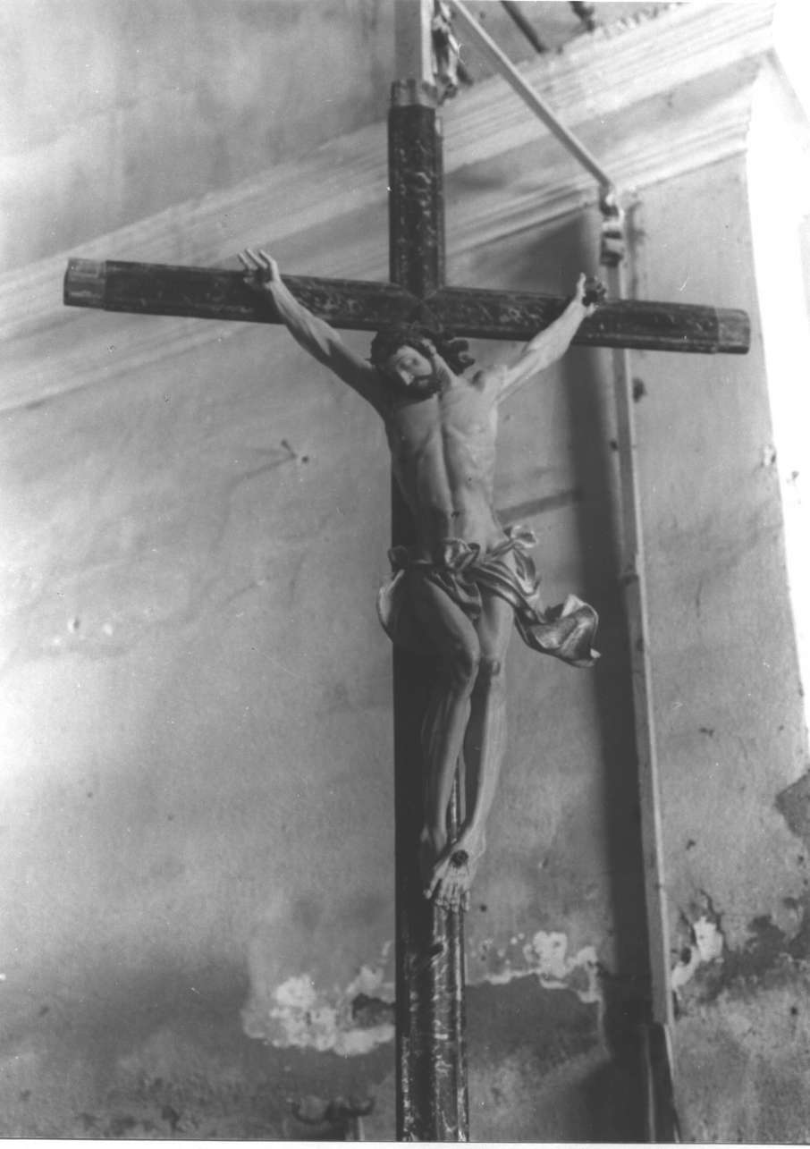Cristo crocifisso (crocifisso, opera isolata) - bottega ligure (fine sec. XVIII)