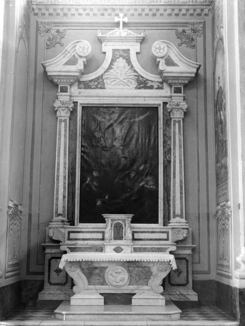 simboli della passione (altare, opera isolata) di Opificio fratelli Repetto (terzo quarto sec. XIX)