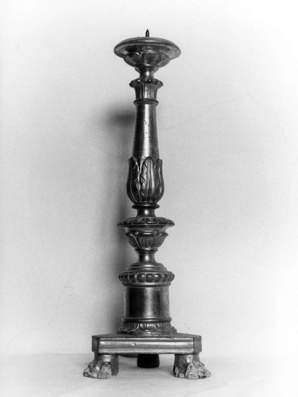 motivi decorativi vegetali (candeliere, serie) - bottega ligure (metà sec. XIX)