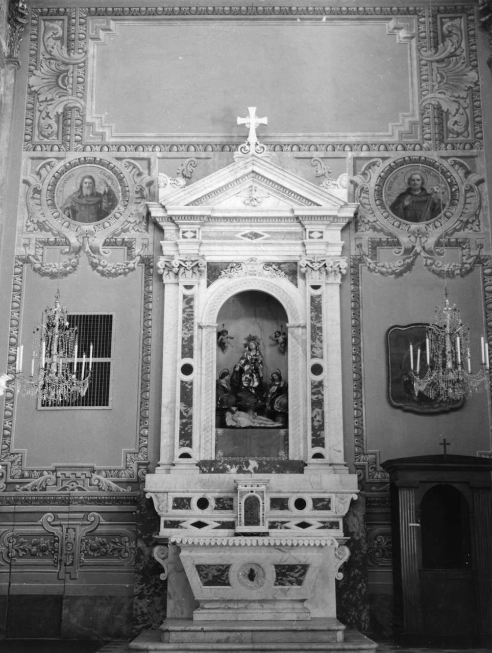 Sacro Cuore di Maria (altare, opera isolata) di Opificio fratelli Repetto (terzo quarto sec. XIX)