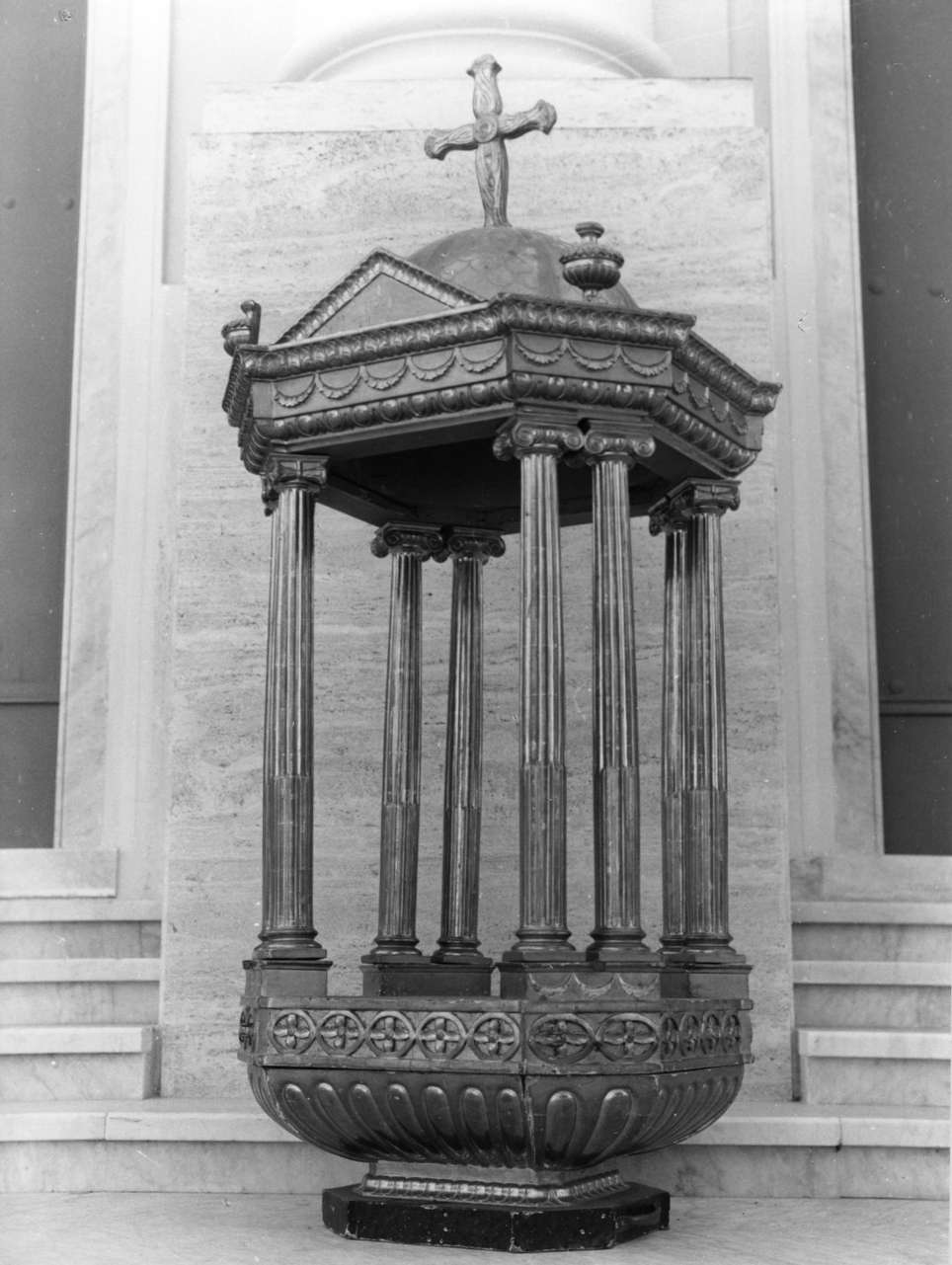 motivi decorativi architettonici (macchina processionale, opera isolata) - bottega ligure (inizio sec. XIX)