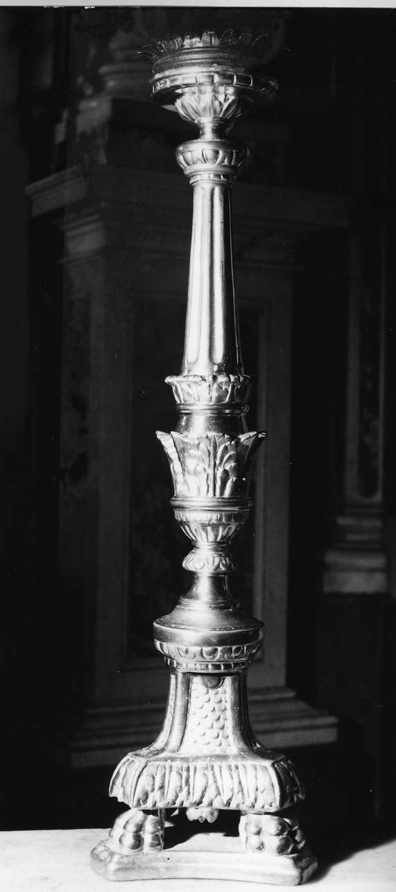 motivi decorativi vegetali (candeliere, serie) - ambito italiano (prima metà sec. XIX)