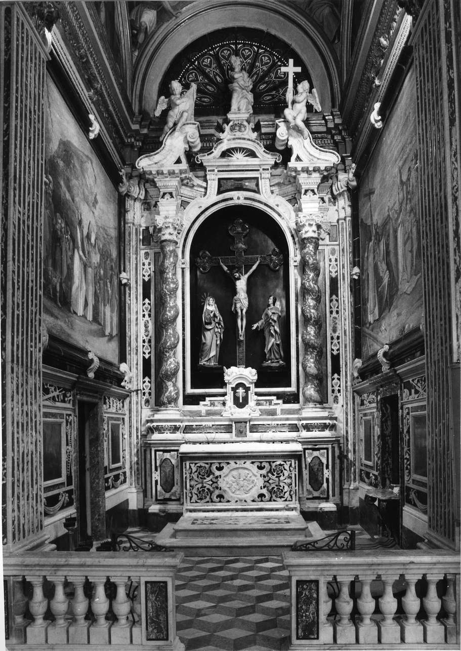 altare, insieme - bottega ligure (ultimo quarto sec. XVII)