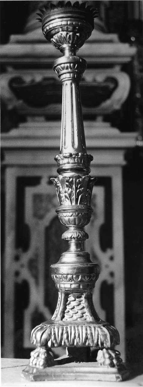 motivi decorativi vegetali (candeliere, serie) - ambito italiano (prima metà sec. XIX)