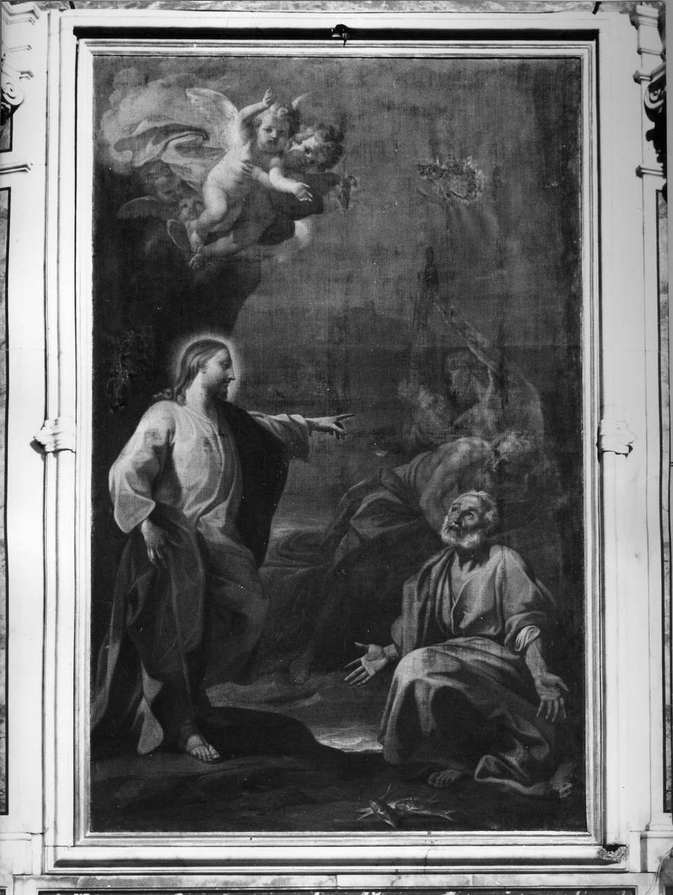 Pesca miracolosa (dipinto, opera isolata) di Galeotti Giuseppe (sec. XVIII)