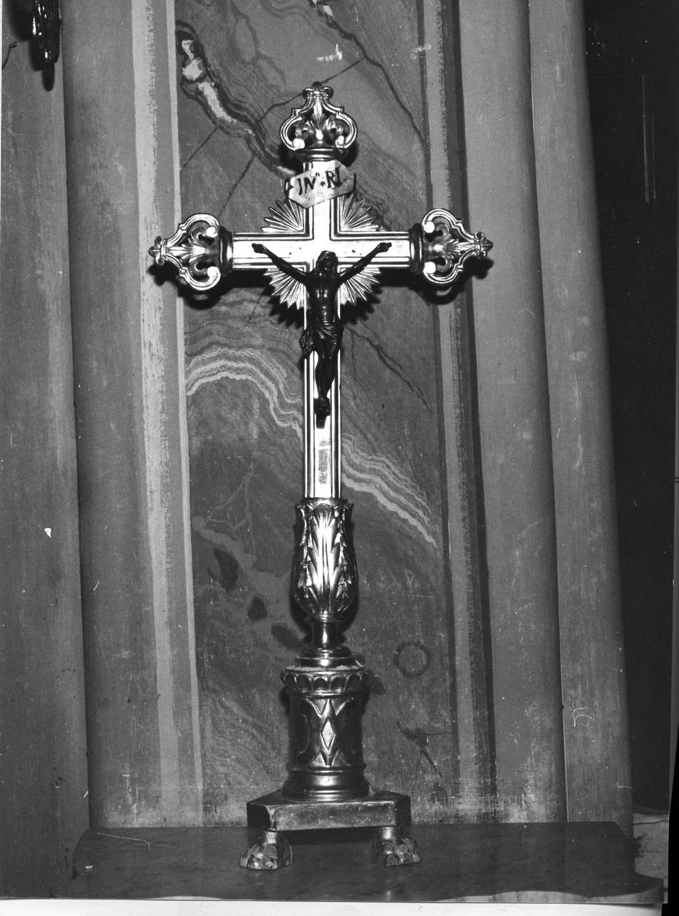 Cristo crocifisso (croce d'altare, opera isolata) - bottega italiana (sec. XIX)