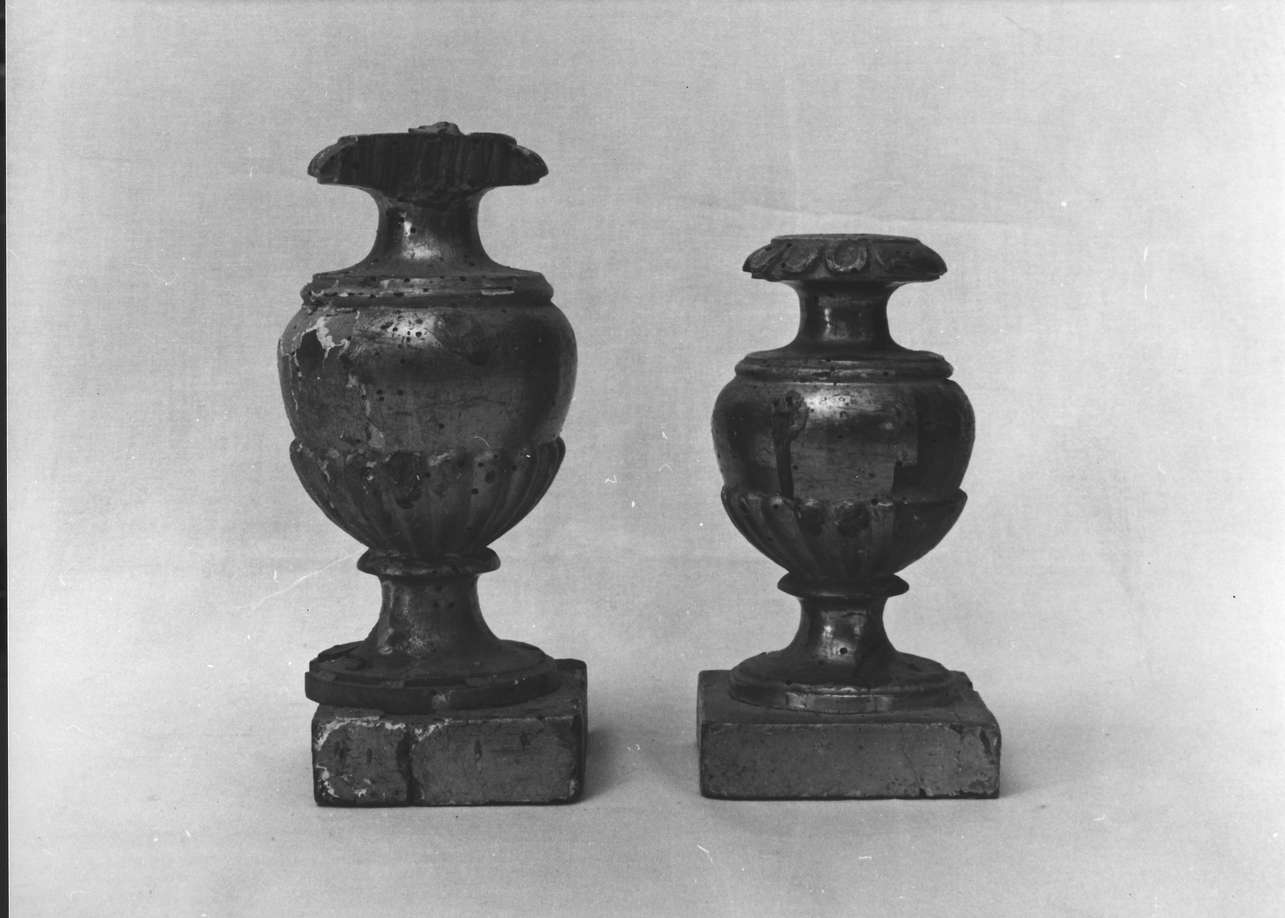 vaso d'altare per composizione floreale, opera isolata - bottega ligure (sec. XIX)