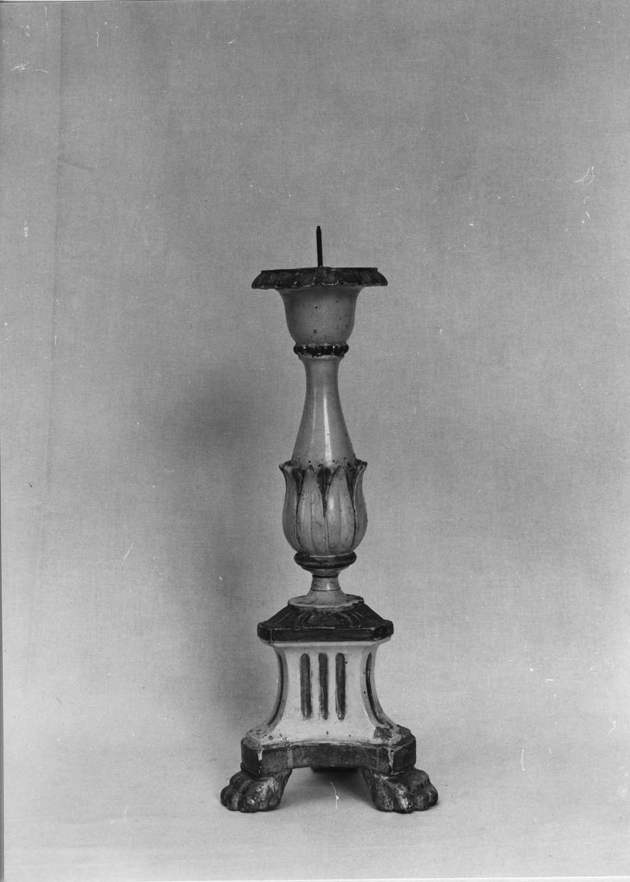 candeliere, serie - bottega ligure (sec. XIX)