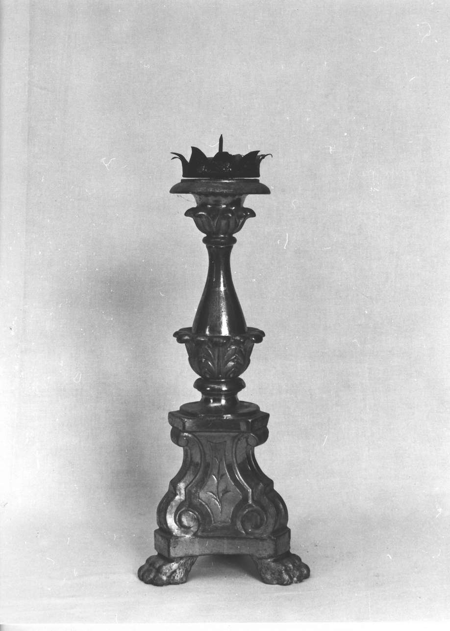 candeliere, coppia - bottega ligure (sec. XIX)