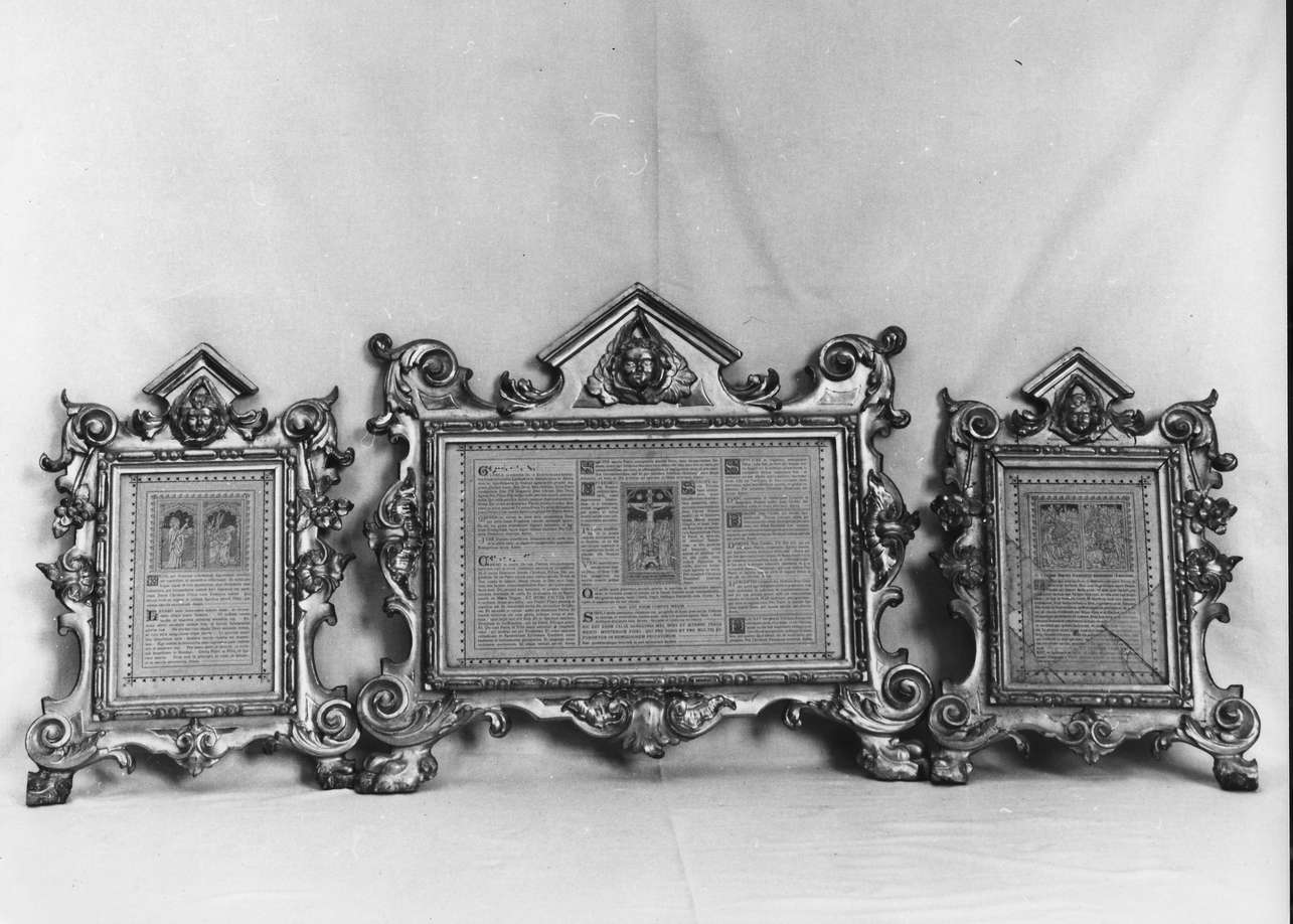 cartagloria, opera isolata - bottega italiana (fine sec. XIX)