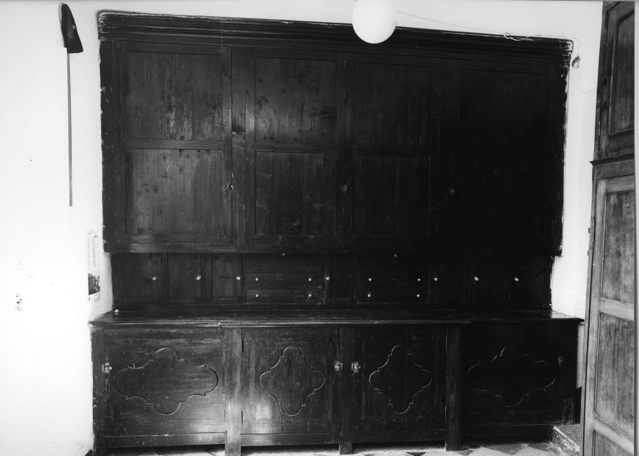 armadio da sacrestia, opera isolata - bottega ligure (sec. XIX)
