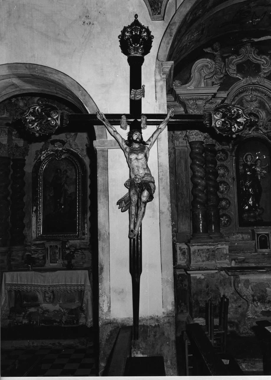 Cristo crocifisso (croce processionale, opera isolata) - bottega ligure (inizio sec. XIX)
