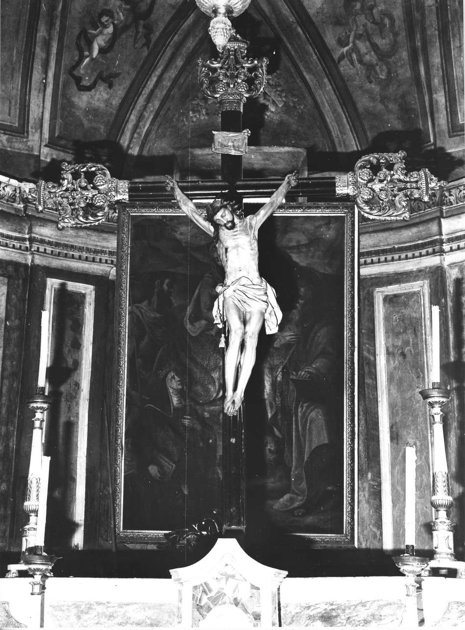 Cristo crocifisso (crocifisso, opera isolata) - bottega genovese (sec. XIX)