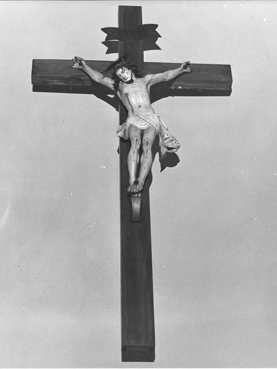 Cristo crocifisso (scultura, opera isolata) - bottega ligure (sec. XIX)
