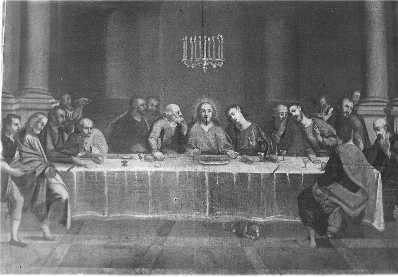 ultima cena (dipinto, opera isolata) - ambito italiano (sec. XVIII)