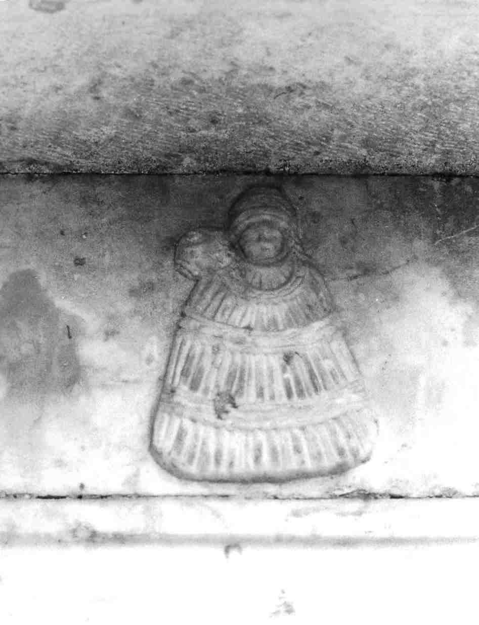 Madonna con Bambino (rilievo, elemento d'insieme) - bottega italiana (sec. XVII)